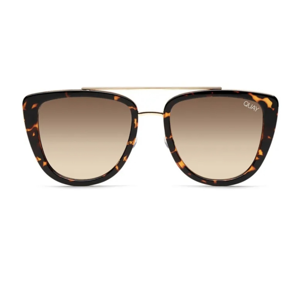 Quay Tortoise Brown French Kiss Glasses